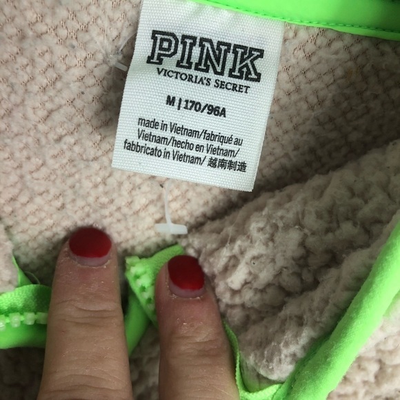 Victori Secret PINK Sherpa Style Jacket 507 - Picture 2 of 3